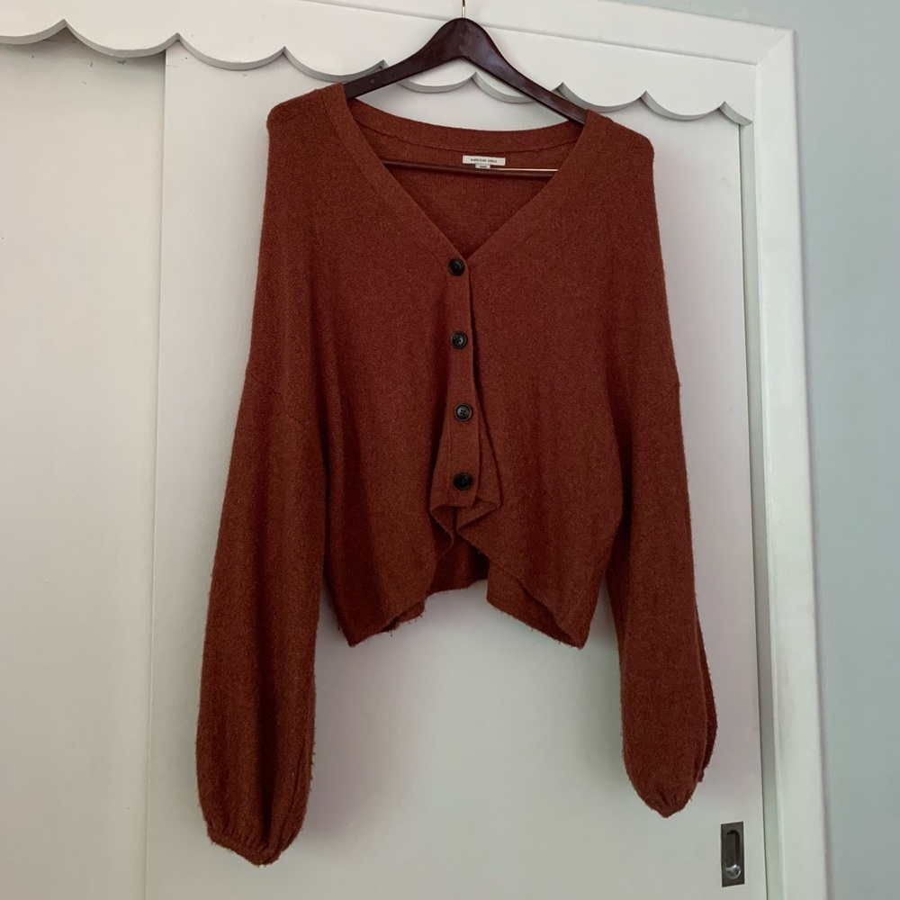American Eagle Cropped Cardigan